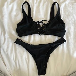 EXPRESS Black Bikini Set